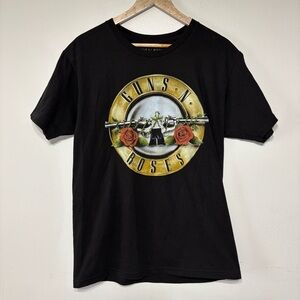 Guns N Roses Black Band T-Shirt Size M